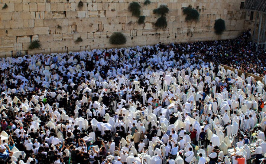 The Western Wall, Jerusalem.