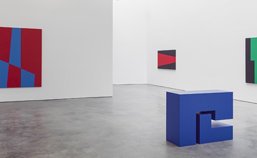 Carmen Herrera's recent exhibit at the Lisson Gallery was her first solo exhibition in the U.S. in nearly 10 years.