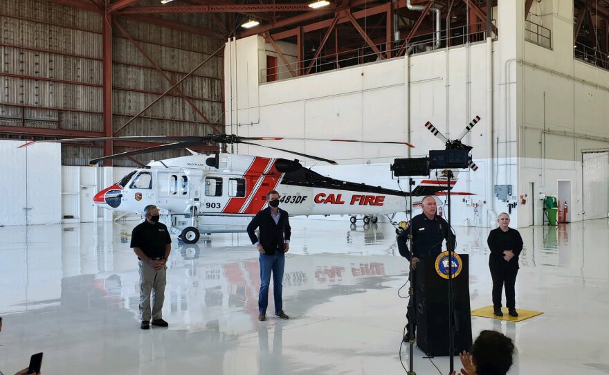 Cal Fire chief Thom Porter provides an update on the state's plans for fight wildfires during the coronavirus pandemic. July 9, 2020. 