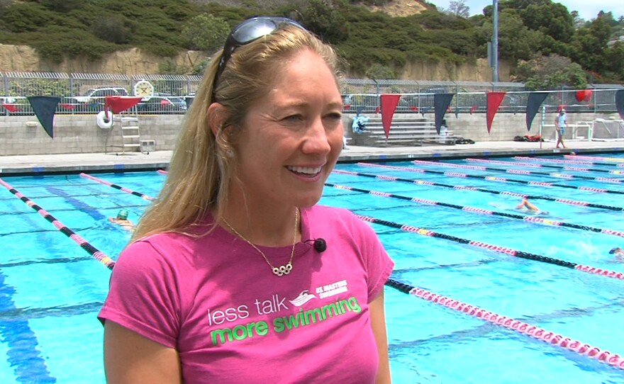 Olympic gold medal swimmer Misty Hyman, June 13, 2016.