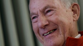 Jim Whittaker is interviewed for the 50th Anniversary Celebration of the First American Ascent of Mount Everest in Berkeley, Calif., Feb. 22, 2013.