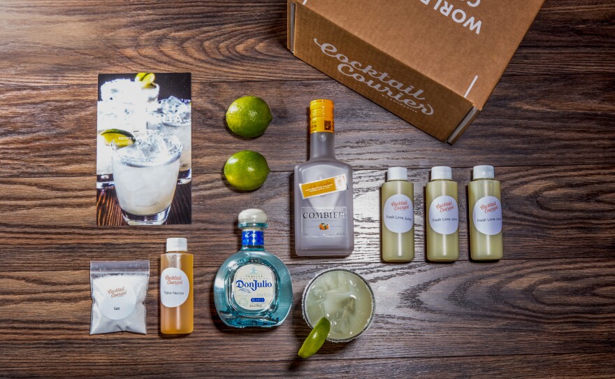 A margarita kit from Cocktail Courier