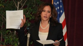 Attorney General Kamala Harris convenes a meeting of coastal law enforcement, October 13, 2011. 