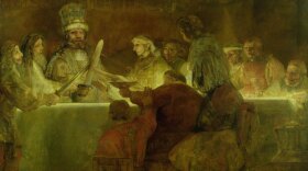 Rembrandt Harmenszoon van Rijn's "The Conspiracy of the Batavians under Claudius Civilis," c.1666 (Oil on canvas)