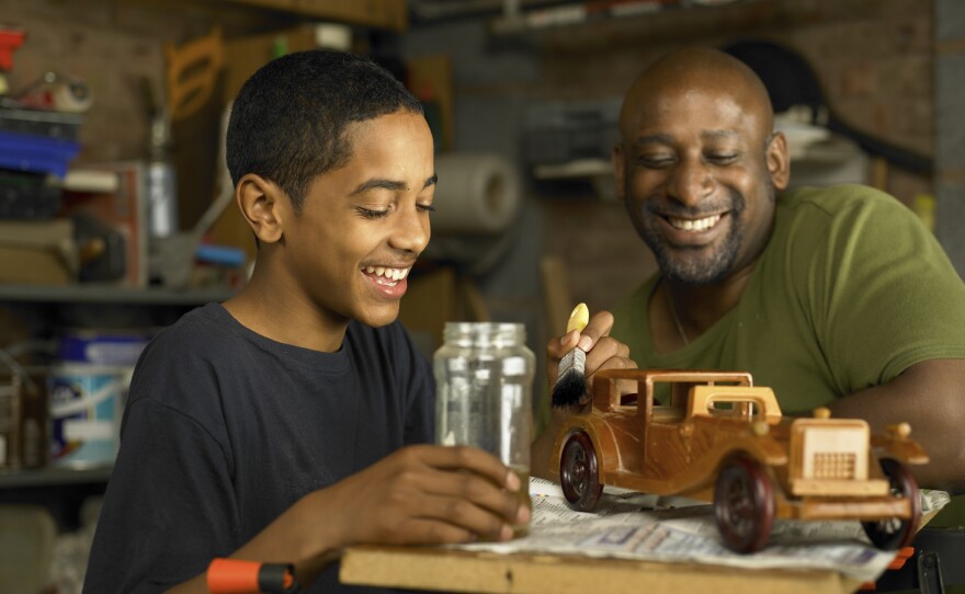"Nice job on the model car, son. But remember it has to be twice as good. Start over."