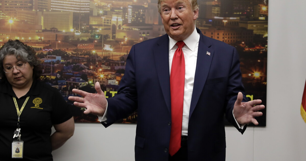 Protesters Chant As Trump Visits Dayton, El Paso | KPBS Public Media
