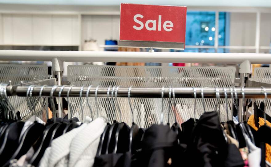 Clothing stores have been cutting prices, trying to sell off their glut of inventory.