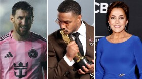 From left: Lionel Messi, Michael B. Jordan, Kari Lake.