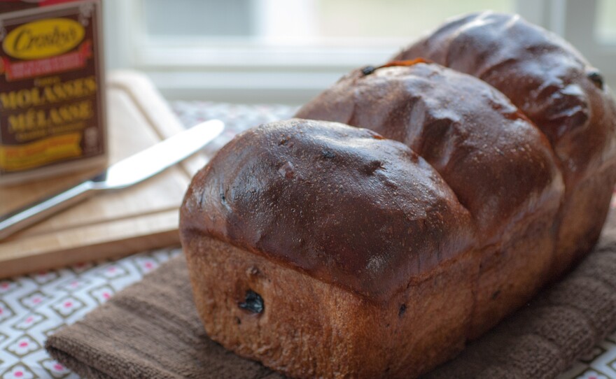 Lassy (short for molasses) Raisin Bread is a Newfoundland recipe.