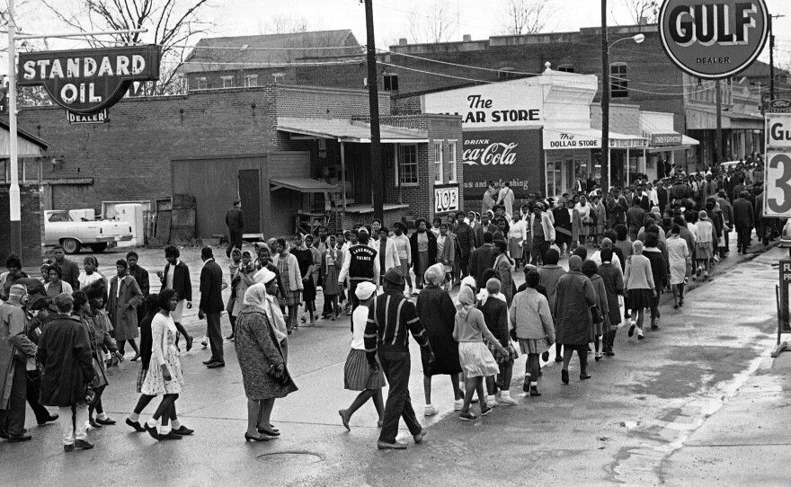 When John Queen was killed in August 1965 in front of the ice house (the building between the Standard Oil station and The Dollar Store), rules of racial inferiority were so entrenched in Fayette, Miss., that black residents felt they couldn't complain. But just four months later things did change, and black residents marched on Dec. 24 as part of a boycott against white-owned businesses.