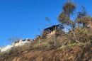 A burnt mobile home at the Cochis Fire in Lakeside, Sept. 8, 2025.