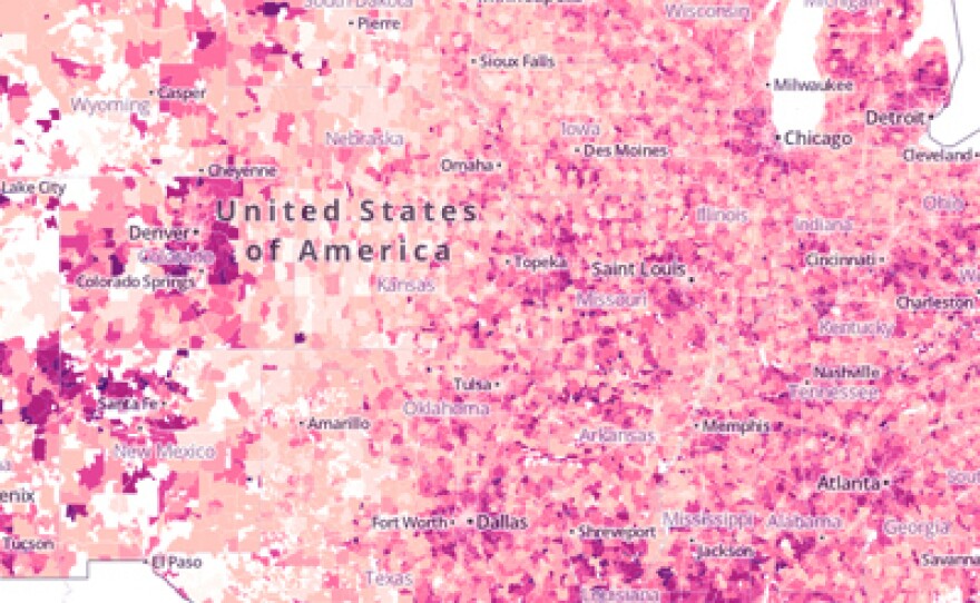 The average travel time to work in the United States tops 25 minutes, according to the U.S. Census Bureau. Move around the map or enter your town or zip code to find commute times for your area.