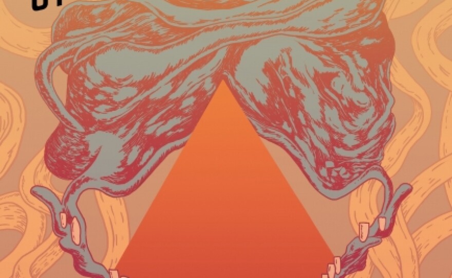 The book cover for "The Great Glowing Coils of the Universe" by Joseph Fink and Jeffrey Cranor, creator and co-writer of the podcast "Welcome to Night Vale."