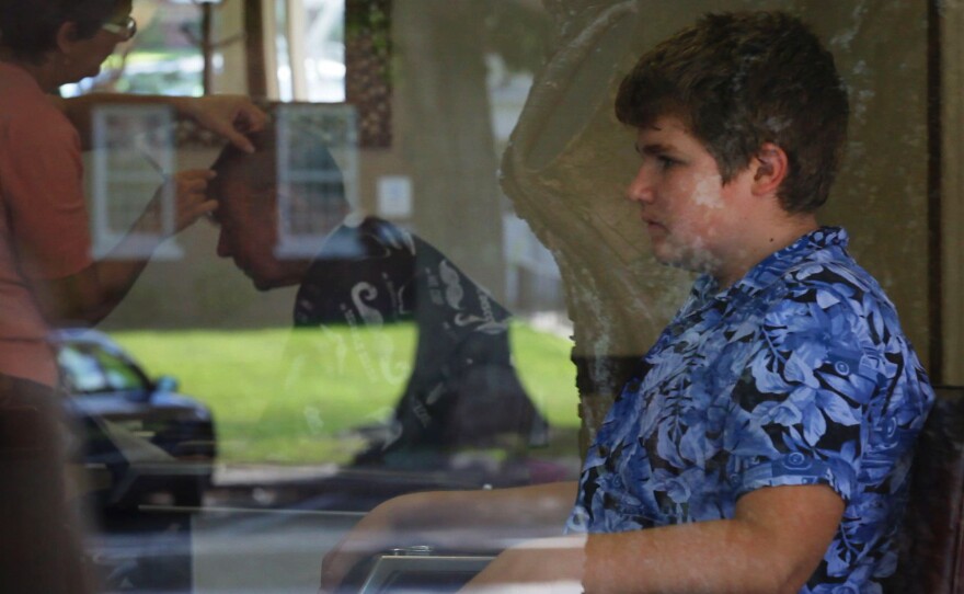 Jonathan Noyes started binging on food after a stressful period in his family's life, including his father's job loss and his grandmother's cancer.