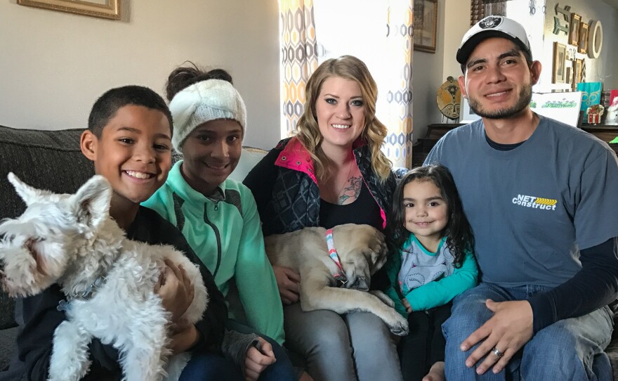 Anna and Luis Oropeza settled in a home on the western edge of Coeur 'd Alene and are raising two African-American foster kids and a Latina child.