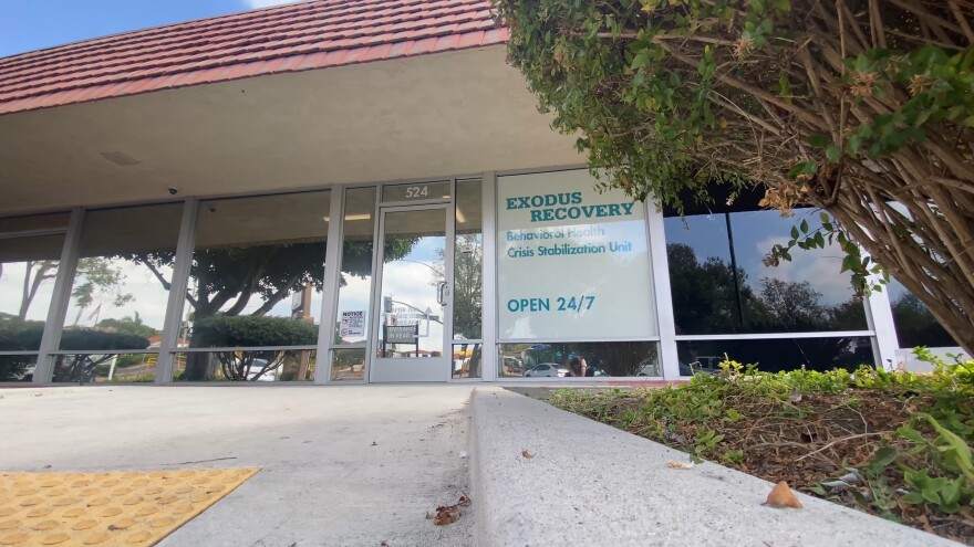 The outside of Vista Crisis Stabilization Unit that opened Sept. 30, 2021.