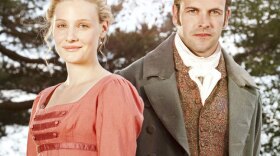 A lavish new adaptation of one of Jane Austen’s most popular novels stars Romola Garai (left) as the “handsome, clever and rich” heroine and Jonny Lee Miller as her suitor, Mr. Knightley.
