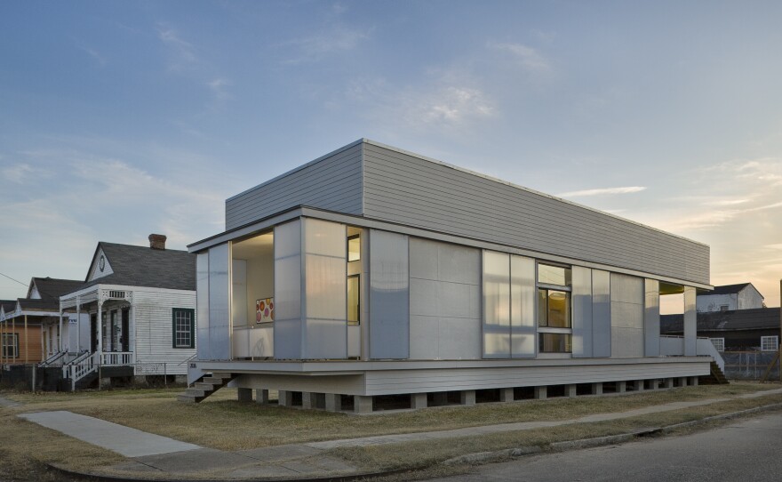 Tulane architecture students designed and built this New Orleans house as part of the school's URBANbuild program.