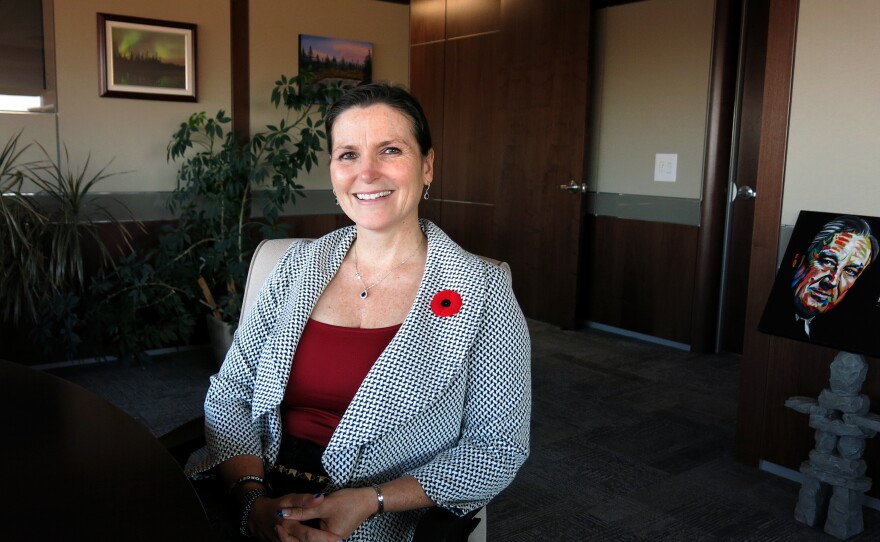 Mayor Melissa Blake, Regional Municipality of Wood Buffalo, says the area's growth has slowed amid falling oil prices.