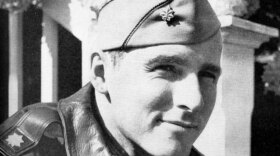 U.S. Air Force photo of Major William Edwin Dyess, taken after his return to the United States, 1943.