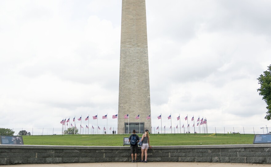 The Washington Monument has undergone more than $10.7 million in repairs and renovations. The monument reopens on Sept. 19.