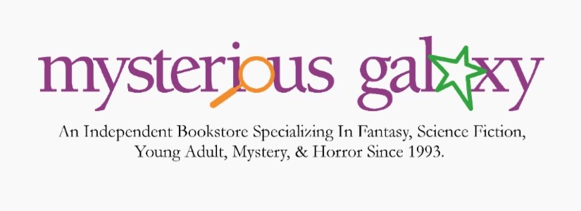 Mysterious Galaxy Bookstore logo