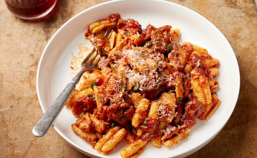 Slow-Cooked Short Rib Ragù with Pasta