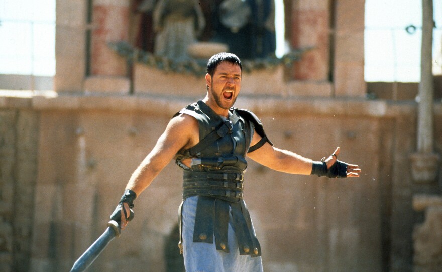 Historian Mary Beard says real gladiator competitions were probably not as brutal as the film <em>Gladiator</em> (starring Russell Crowe) would have us believe. Still, she says, "I loved <em>Gladiator</em> and I thought its depiction of gladiatorial combat, although it was an aggrandizing picture, was cleverly and expertly done."