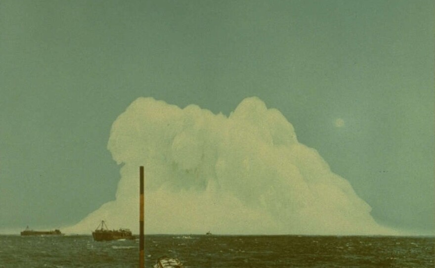 Operation Wigwam tested a nuclear weapon fired underwater, 500 miles off the coast of San Diego.
