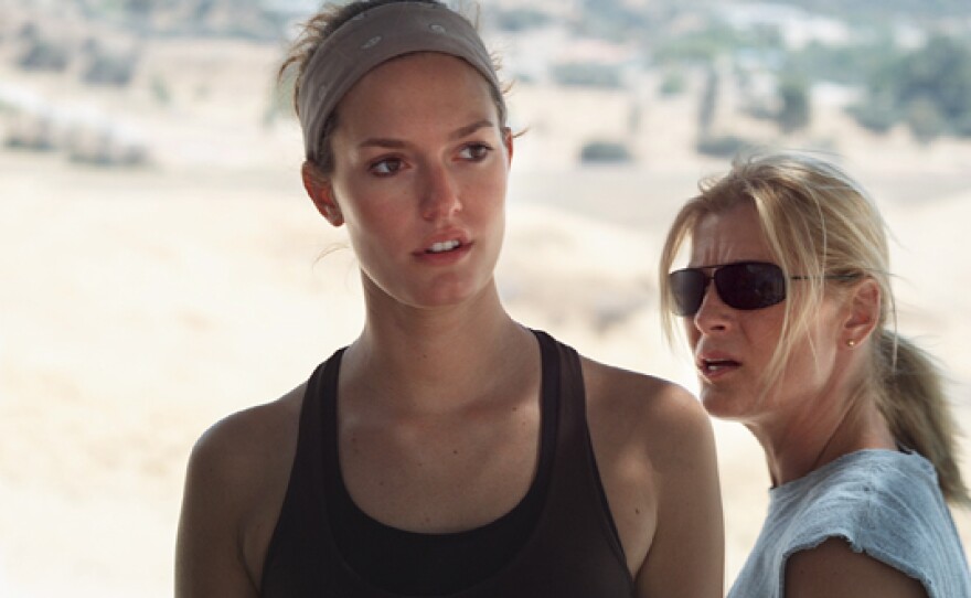 Paris P. Pickard and Dreya Weber star in "A Marine Story."