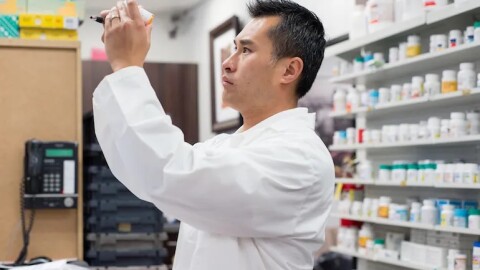 Ken Thai, part-owner and manager of the El Monte Pharmacy Group in California.