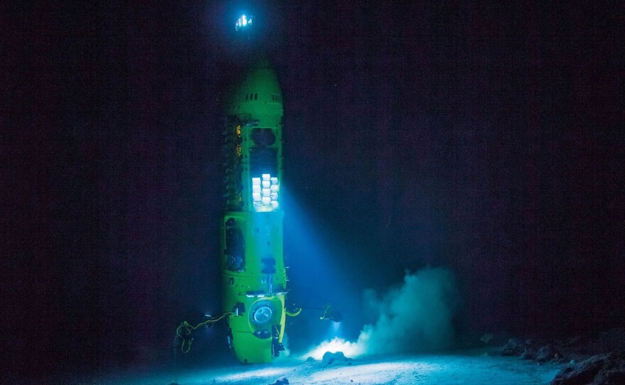 James Cameron traveled to the bottom of the Mariana Trench last year — a depth of nearly seven miles.