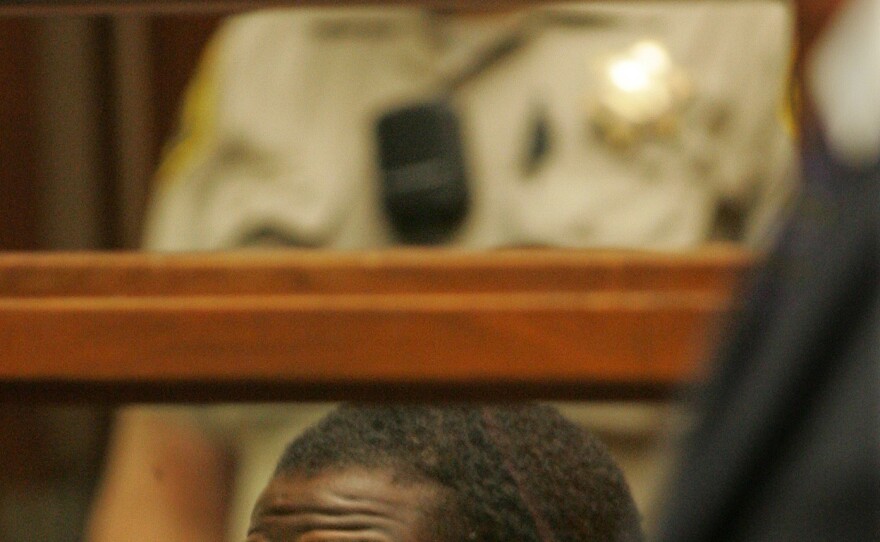 Former NFL running back Lawrence Phillips is arraigned in Superior Court in the Foltz Criminal Courts Building in Los Angeles,  June 2, 2005.