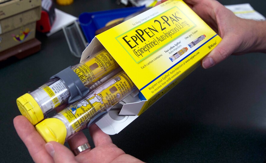 Mylan lobbied state legislatures for laws that require schools to stock EpiPens.
