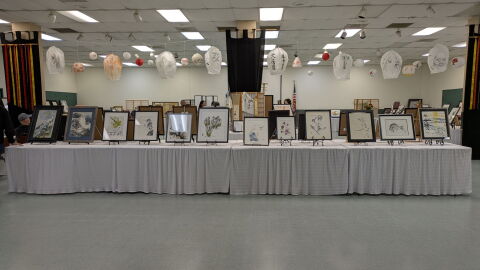Japanese Brush Painting Exhibition and Sale