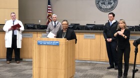 San Diego County Public Health Officer Dr. Wilma Wooten gives an update on coronavirus, March 18, 2020.