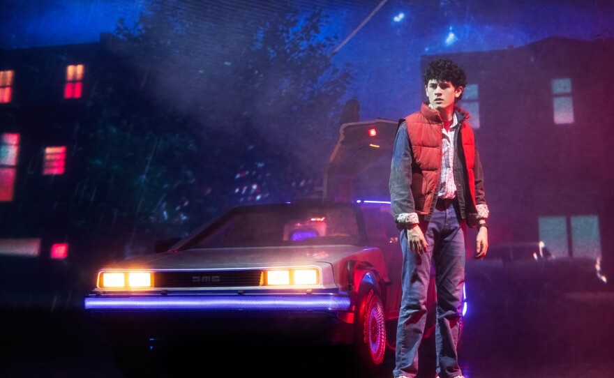 Casey Likes is Marty McFly in the stage adaptation of "Back to the Future."