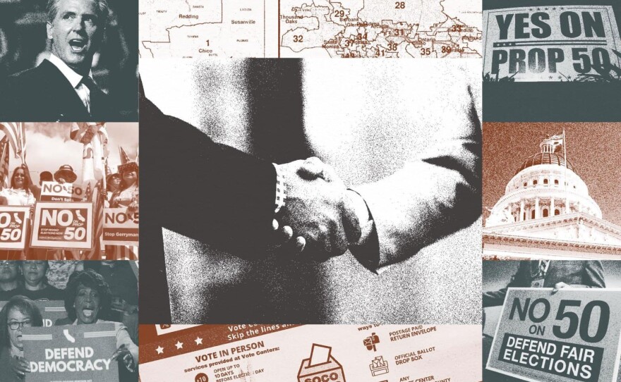 Electoral graphic illustrating the upcoming November election.