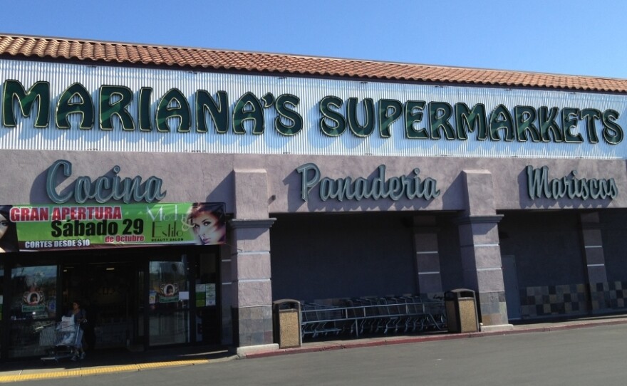 <p>Mariana's bills itself as the Hispanic supermarket for Las Vegas. It's in a working-class neighborhood where President Obama did well with Latino voters in 2008. Most of them still support him.</p>