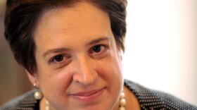 U.S. Supreme Court nominee Elena Kagan makes the rounds on Capitol Hill in May. While dean of Harvard Law School, she was a vocal critic of the military's "don't ask, don't tell" policy.