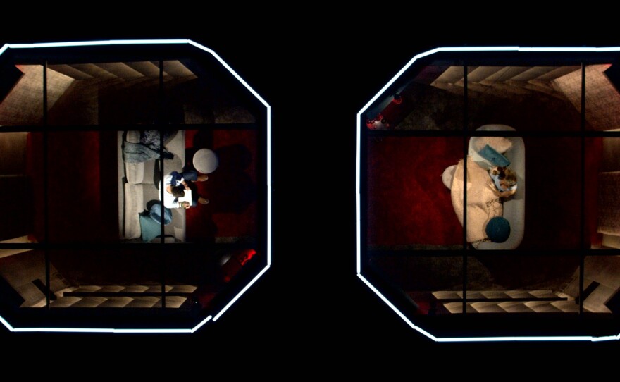 In the popular reality TV show Love is Blind, contestants date each other while in "pods" where they cannot see each other.