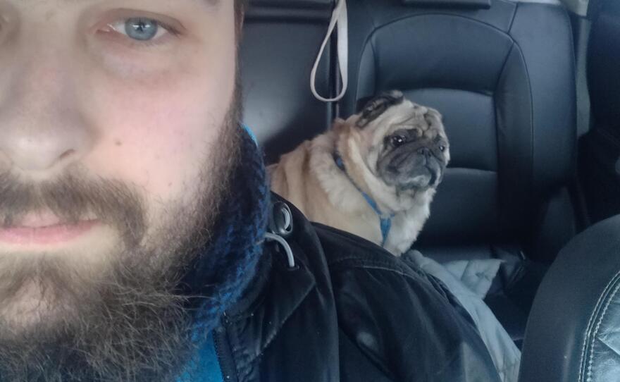 This is the photo Jake shared on Reddit during his trip west.