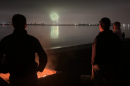 Fireworks are shown being shot off over Mission Bay in this undated photo.