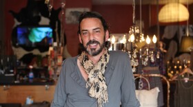 Designer and Art of Fashion participant Jeffrey Parish in his South Park retail and gallery space Junc Boutique. 