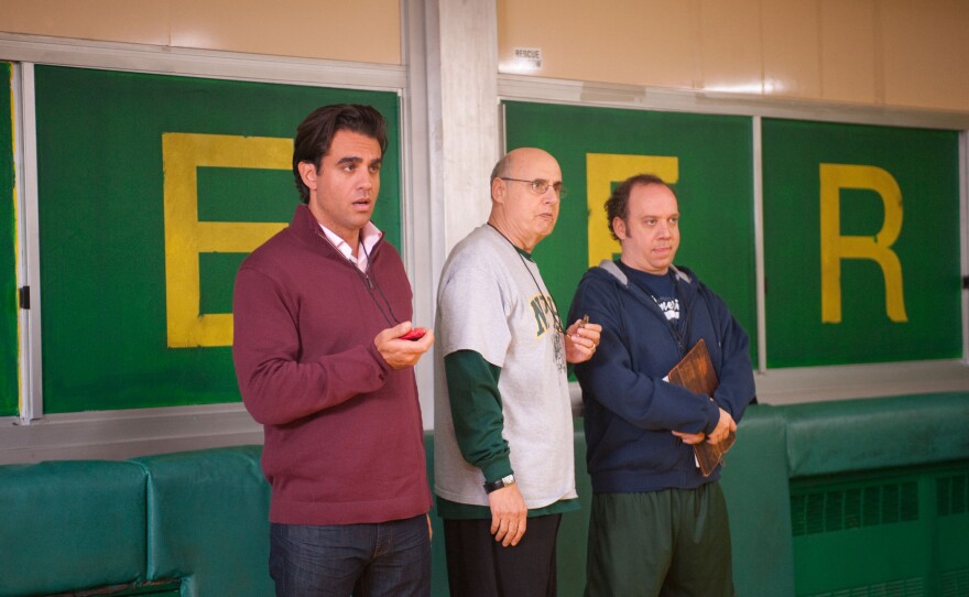 Bobby Cannavale, Jeffrey Tambor, and Paul Giamatti are the coaches of a losing high school wrestling team in "Win Win."