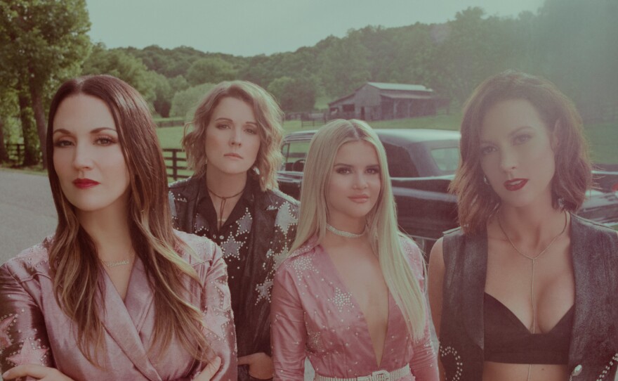 The Highwomen, left to right: Natalie Hemby, Brandi Carlile, Maren Morris and Amanda Shires.