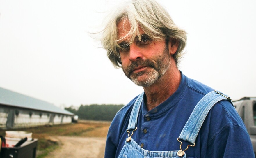 Craig Watts produces chickens for Perdue on his farm in Fairmont, N.C.