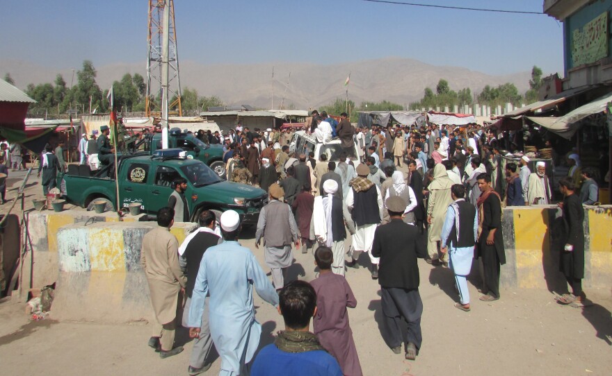 Human Rights Watch says one of the deadly raids happened in the Rodat district of Afghanistan's Nangarhar province in late October 2018. Residents gathered there two days later.