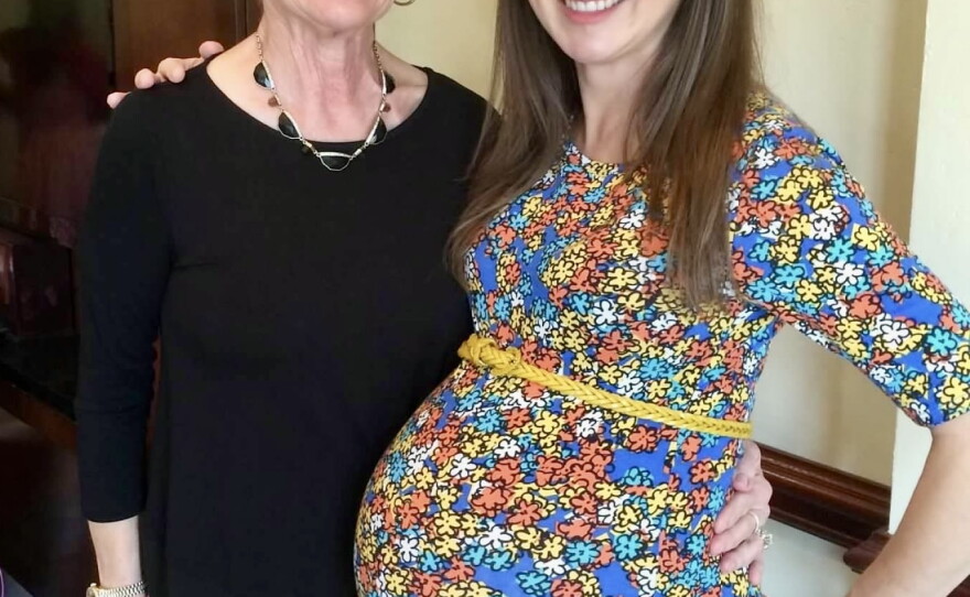 Meghan Maher and her mom Connie Cadwell. In order to help her mother through cancer treatment and care for her young children, Maher had to leave her career.