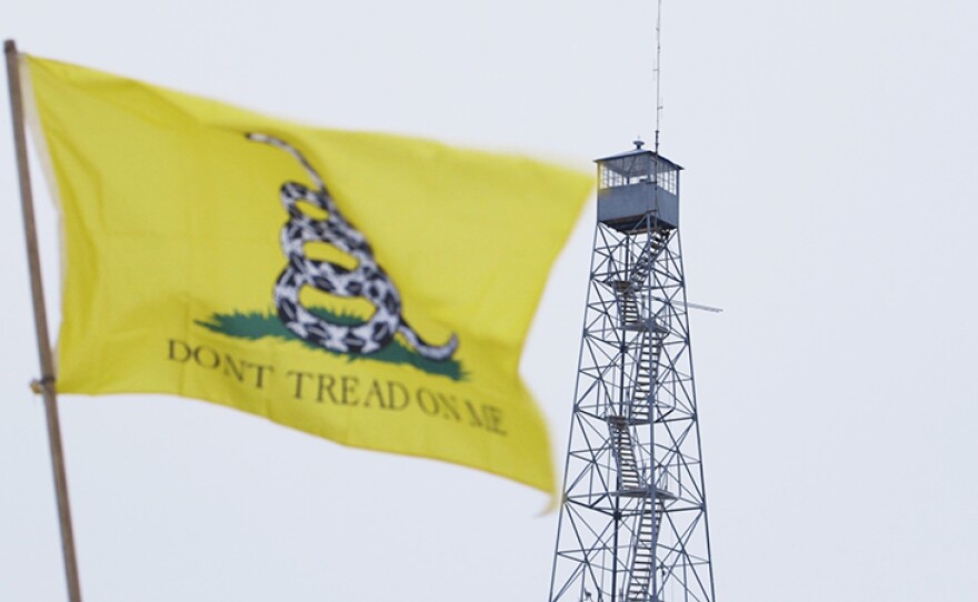 The tower at the Malheur headquarters served as a surveillance asset for militia members to monitor the surrounding area. Ore.